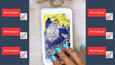 Mazzo Di Tarocchi Adventure Time 78 Carte – Mazzo Decorativo O Regalo Unico Fatto A Mano - Foto 3