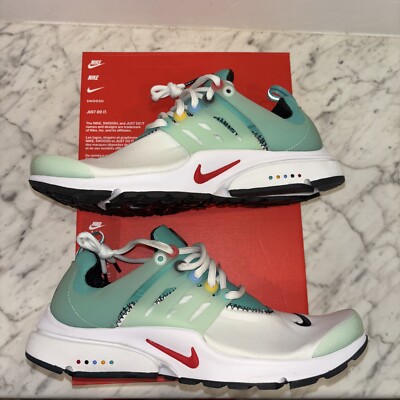 Nike Air Presto ''Stained Glass'' Washed Teal DV2210-300 Men's 8 Red Blue White