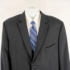 Pronto Uomo Platinum Wool Gray 2 Button Blazer 48R Or Slim Fit 50R