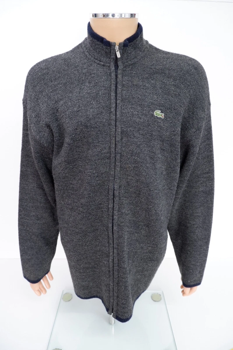 Lacoste grey cardigan deals