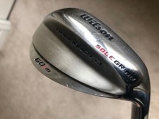 EXCELLENT WILSON HARMONIZED SOLE GRIND 60 LOB WEDGE LW GOLF CLUB STEEL NEW GRIP