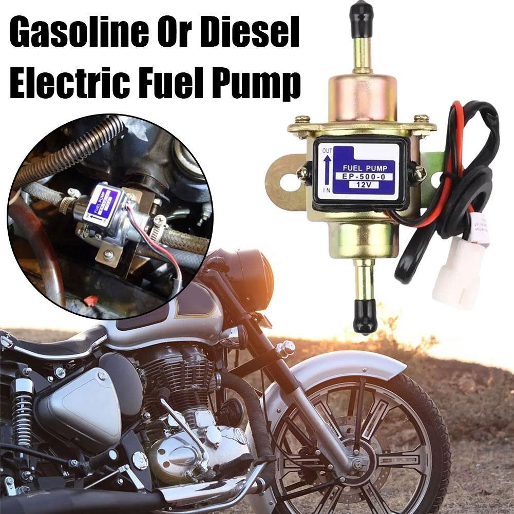 Pompe A Essence Universal 12V Low Pressure Fuel Pump – EP5000 For Gas/Diesel, Electric, With Bracket Fuel Pump 12v - Foto 9