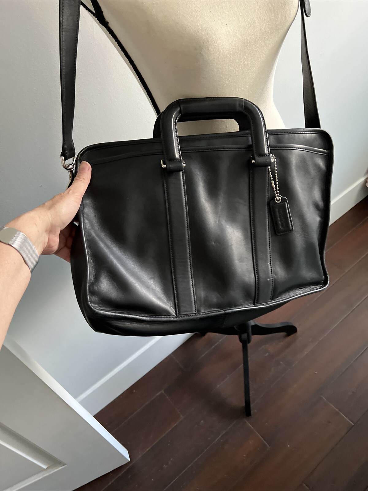 COACH Embassy Briefcase Attache' Bag 11" x 16" Smooth… Gem