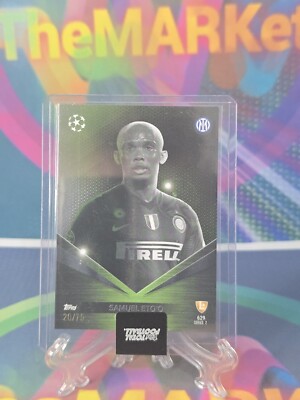 Samuel Eto'o 20/75 Topps First Class Total Football 2024