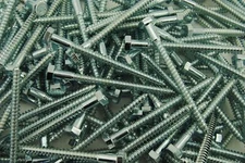 (250) Hex Head 5/16 x 4 Lag Bolts Zinc Plated Wood Screws