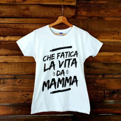 T-Shirt Shirt MUTTERTAG Geschenk Mama das Leben anstrengend