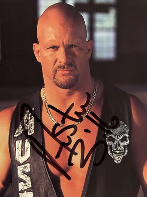 Stone Cold Steve Austin Signed Auto WWF Photo In Customer Frame | eBay