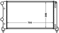 Mahle KüHler WasserküHler FüR Fiat Doblo Cargo 223 1.9 JTD 1.3 D Multijet 119