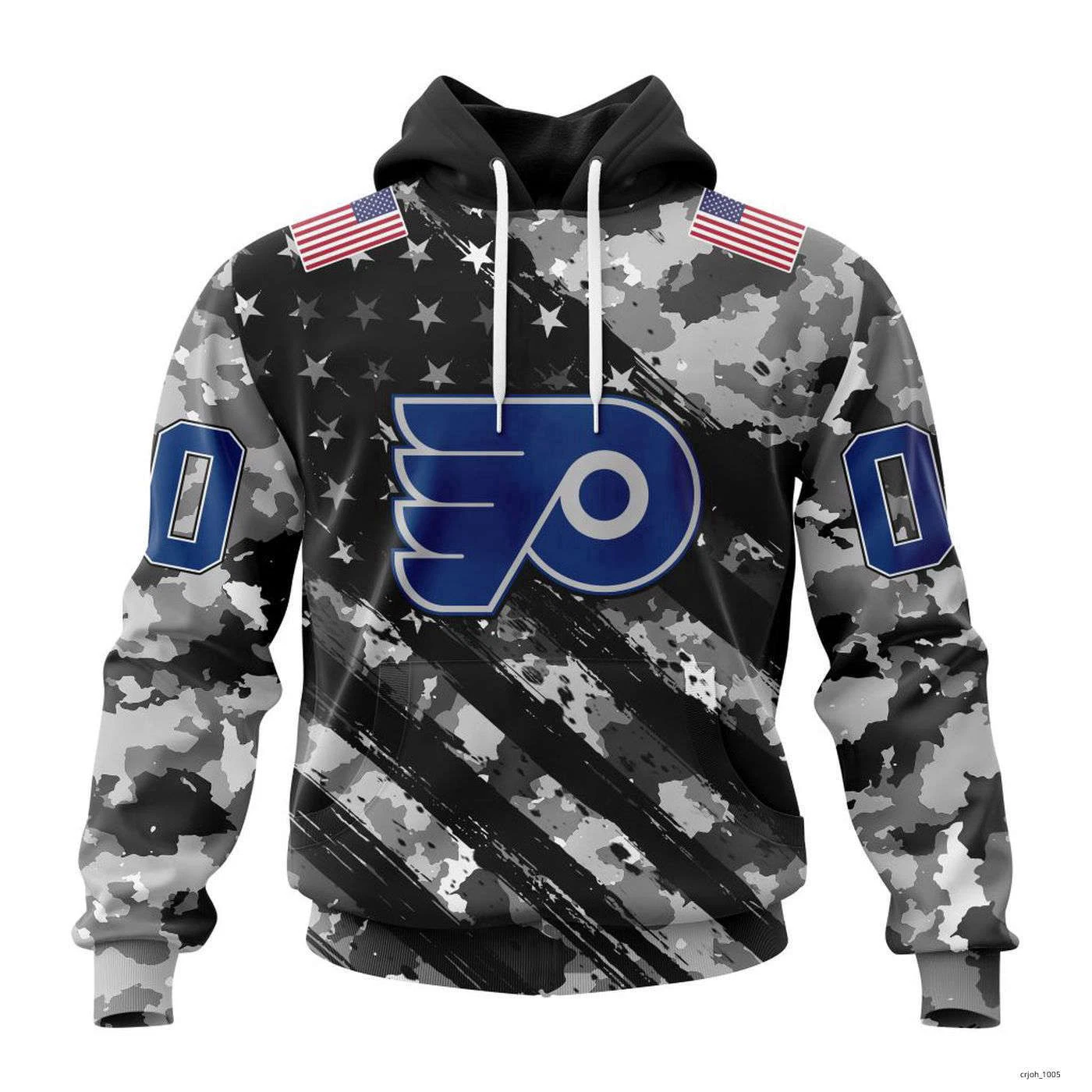 Personalized Philadelphia Flyers Special Camo Military 3D Hoodie