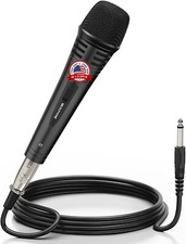 Microfono Para Karaoke Dinamico de Mano con Cable Profesional Nuevo 2023