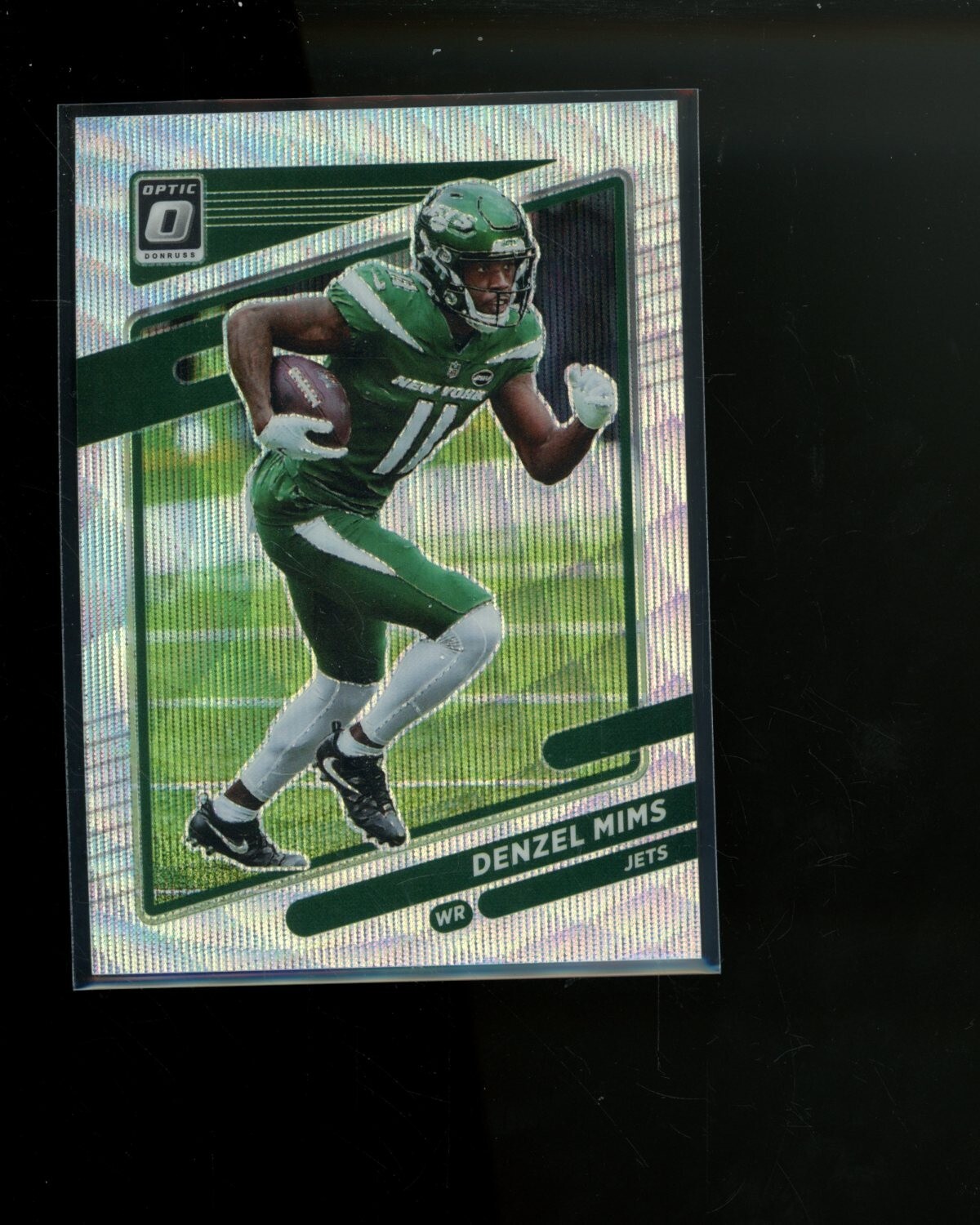 2021 Panini Donruss Optic Wave Prizm #72 Denzel Mims #d 67/299