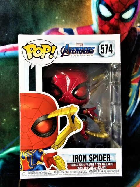 Avengers: Endgame Iron Spider with Gauntlet #574 Funko Pop In PERFECT Condition! | eBay