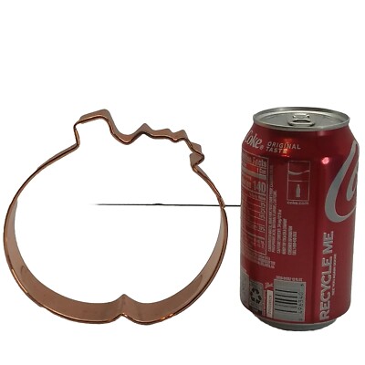 Copper Pumpkin Cookie Cutter Halloween Thanksgiving Copper Wilton Lg 5 Inches 
