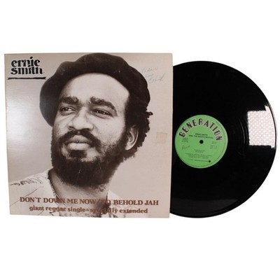 Ernie Smith Don't Down Me Now To Behold Jah 12'' Vinyl VG 1979 Reggae GGG 003