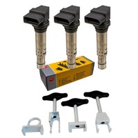 3 X NGK ZüNdspulen+ Ausziehwerkzeug FüR 1.2 VW Polo 9N 6R Ibiza Fabia Roomster