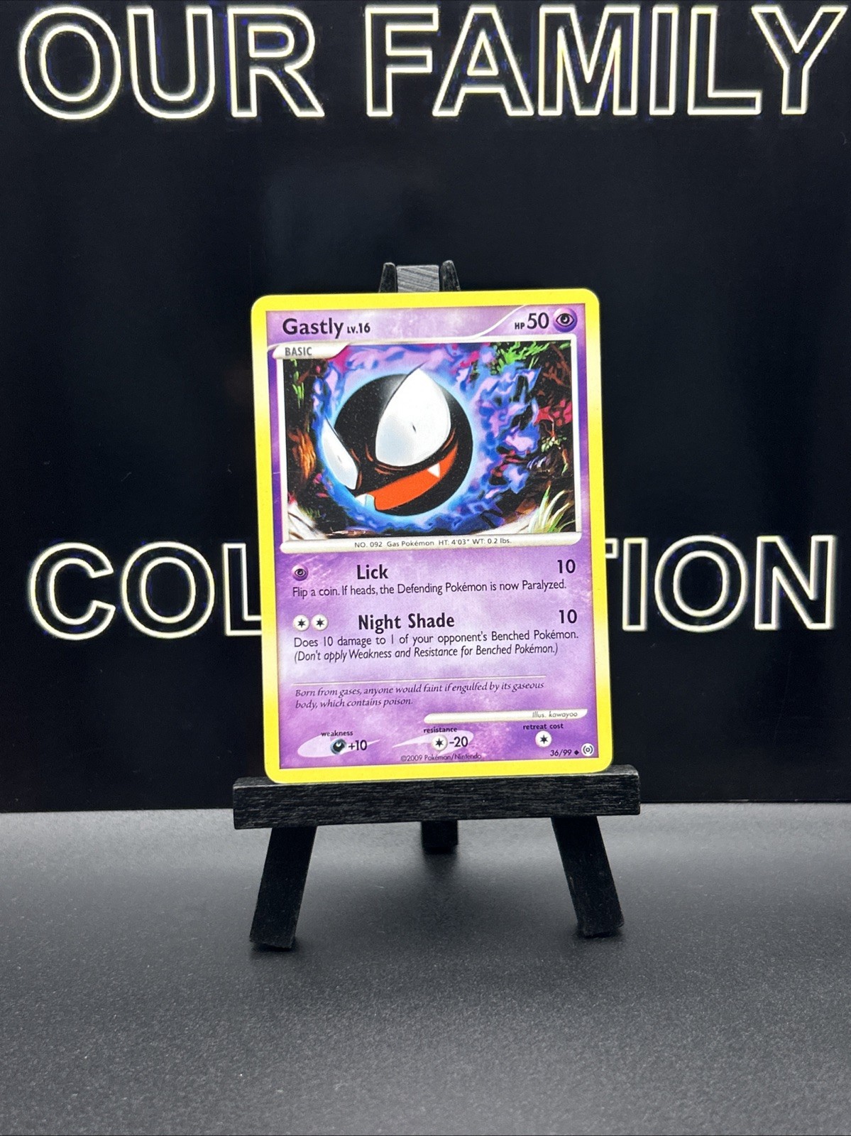 Gastly 36/99 Arceus Non Holo Platinum Uncommon Pokémon TCG