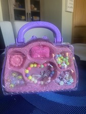 Kids Jewelry Making Kit Beads Bracelet DIY Craft Set Princess Case