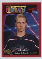 2020-21 Upper Deck UD Portraits Rookies Red Matiss Kivlenieks #P-94 1t44