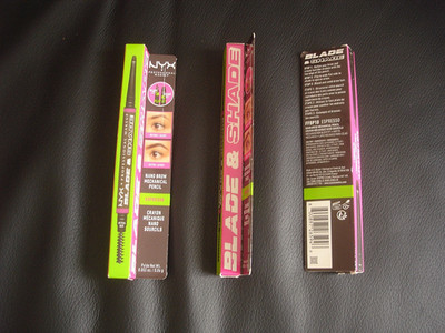 3x NYX Blade & Shade Augenbrauenstift NEU VEGAN 16H Halt Wischfest NANO ESPRESSO