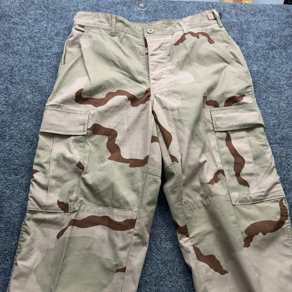 Pantalones de Combate Camuflaje Desierto Ejército de Estados Unidos Pequeños Regulares NYLON RIPSTOP Foto 2 de 4