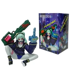 16CM Anime Game Cyberpunk: Edgerunners Rebecca Figure Standing Anime Model Toy