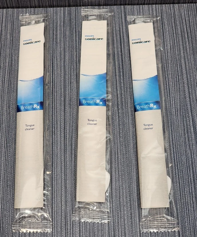 Lot of 3 x BreathRX Tongue Scraper/Cleaner Sonicare (from Bulk)