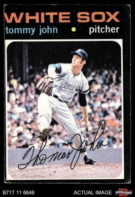 1971 Topps #520 Tommy John White Sox 2 - GOOD