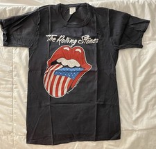 Vintage 1981 Rolling Stones Tour T-shirt New 100 Cotton-Medium /USA