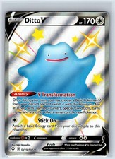 shiny ditto v pokemon card The Mandrakmon Store S.R.L.S 050/072 / Ultra Rare Card Type / HP / Stage Ditto VMAX 2021 Pokemon Shining