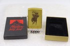 1992 Marlboro Wild West Zippo Lighter Brass Bronc Rider, Box, Unfired, Engraved — photo 5