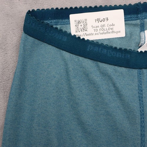 Pantalones Patagonia para mujer S azules tiro medio cintura elástica tirar de calzas ajustadas - Imagen 10 de 19