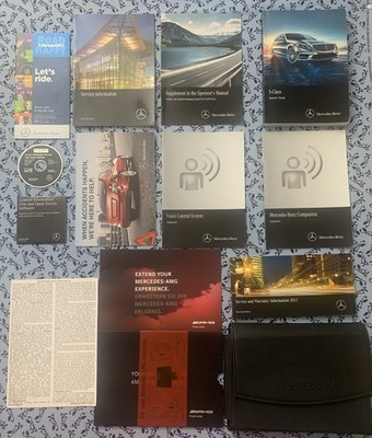 2017 MERCEDES MAYBACH OWNERS MANUAL S CLASS S600 S63 AMG S65 W222 LWB OEM SET A+