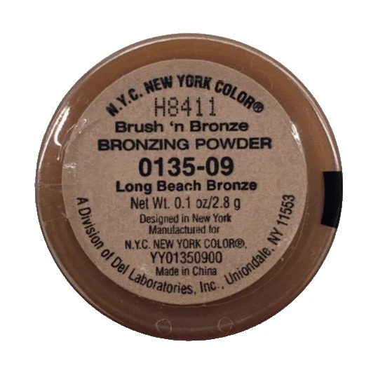 NEW N.Y.C. Brush 'n Bronze Bronzing Powde-0135-09 Long Beach Bronze - Image 2 of 2