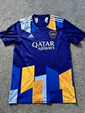 Boca Juniors Men&rsquo;s Home Shirt Adidas Medium Very Good Condition