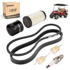 Golf Cart Tune Up Kit with Drive Belt Starter Generator Belt for Club Car