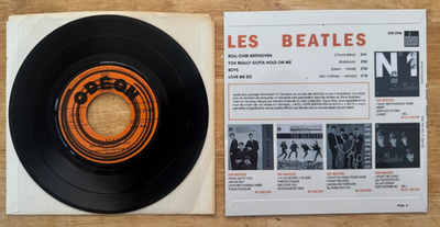 The Beatlesレコード Roll Over Beethoven Beatles The 0 1 SOE BEATLES EP + 2 THE France