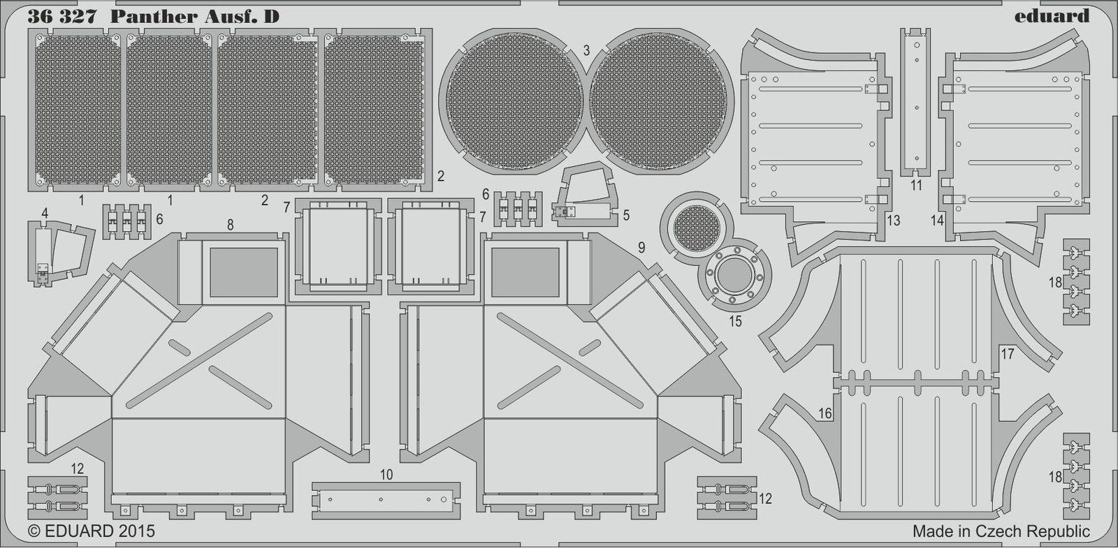 Eduard Accessories 36327 - 1:35 Panther Ausf.D For Tamiya - New