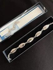 Inspired Expression Bracelet New In Gift Box Reversible Love Faith Hope Peace 9”