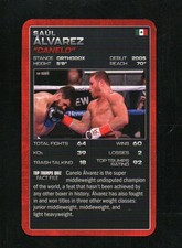 Saul Alvarez Boxing Icons UK Limited Edition Game Playing Card Boxer Canelo