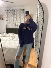 Red hat society vintage cat sweatshirt