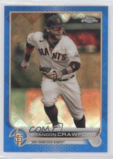 2022 Topps Chrome Logofractor Edition Blue Refractor /150 Brandon Crawford 0xh3