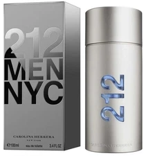 212 MEN NYC by Carolina Herrera for 3.4 oz Eau De Toilette Spray New & Sealed