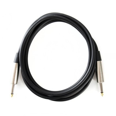 Fame Audio Lautsprecherkabel 3m Schwarz Klinken-Mono 2x2,5mm² Passive Boxen