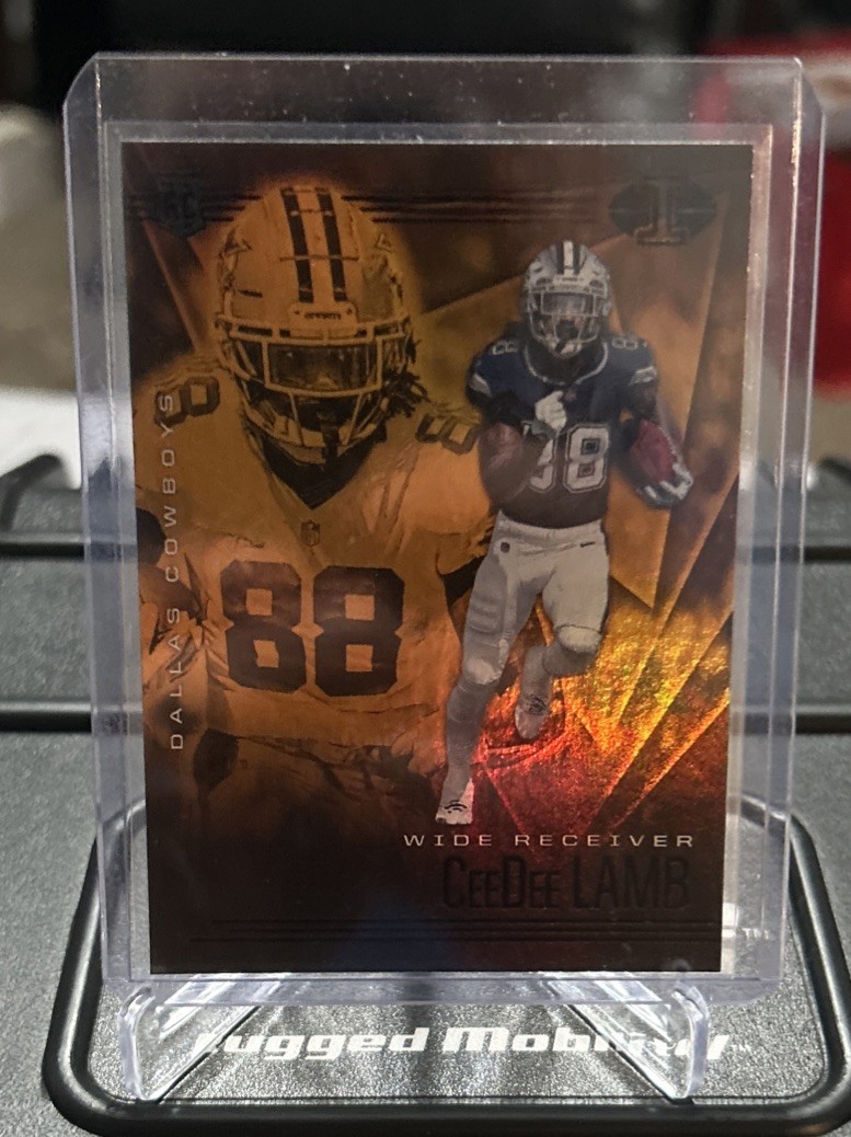 2020 Panini Illusions - CeeDee Lamb #18 Trophy Collection Orange (RC)