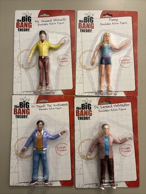 Big Bang Theory Bendable Figure Set (Howard Leonard Penny Raj) Wonderland Toys
