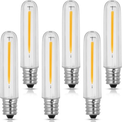 S14 Schraub LED Leuchtmittel 6er Pack 1W T10 Ersatz für Lichterketten