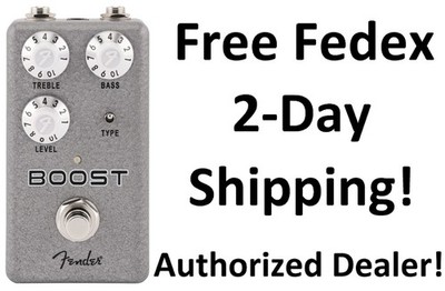 New Fender Hammertone Boost Guitar Effects Pedal
