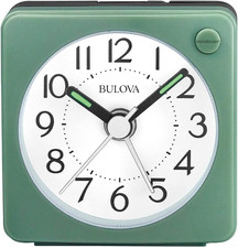 Clocks B1874, Ultra Small Travel Alarm with Snooze and Light, No Ticking, Ver...