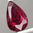 0.89ct  7.7x5.1mm Pear 100%Natural Unheated Reddish Pink Rubellite Tourmaline Mo