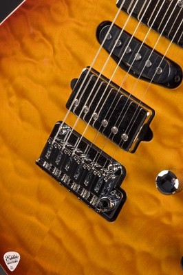 Suhr Modern Quilt Maple & Black Limba - Honey Burst | eBay